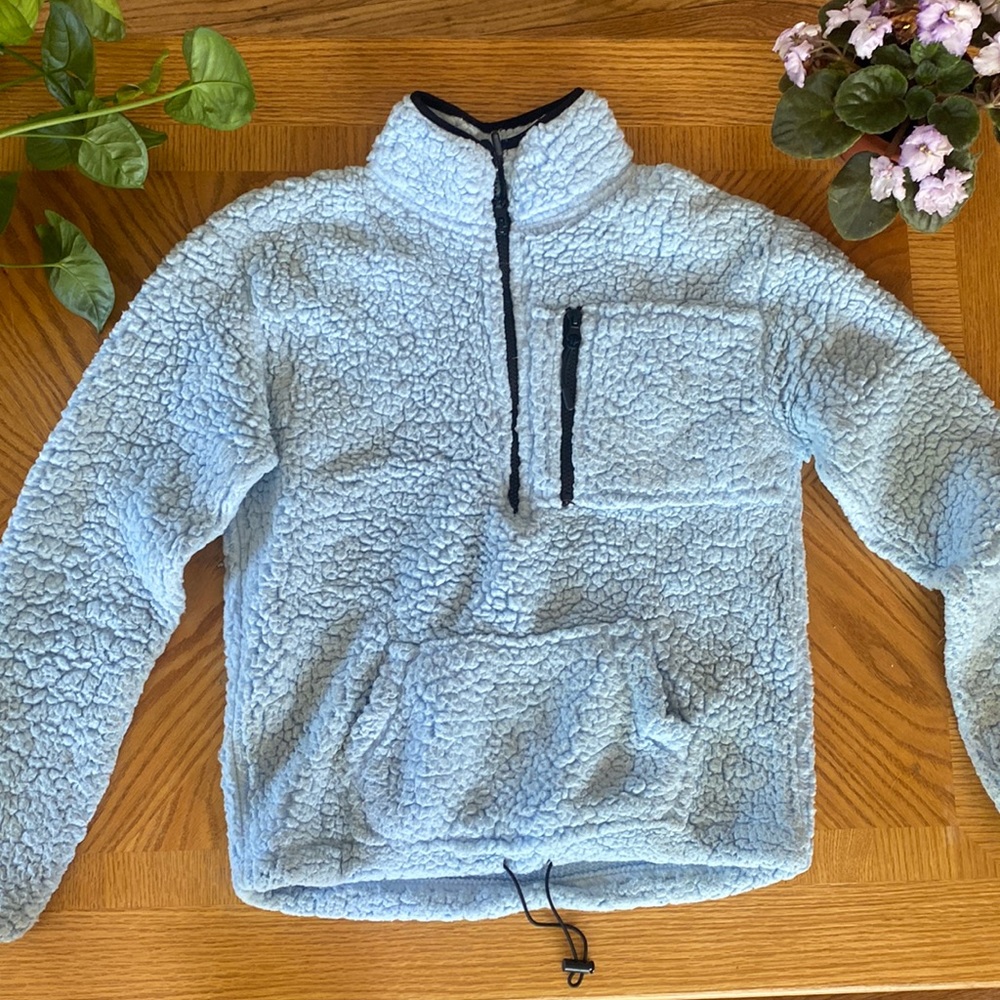 No Boundaries Sherpa Half Zip Pull Over